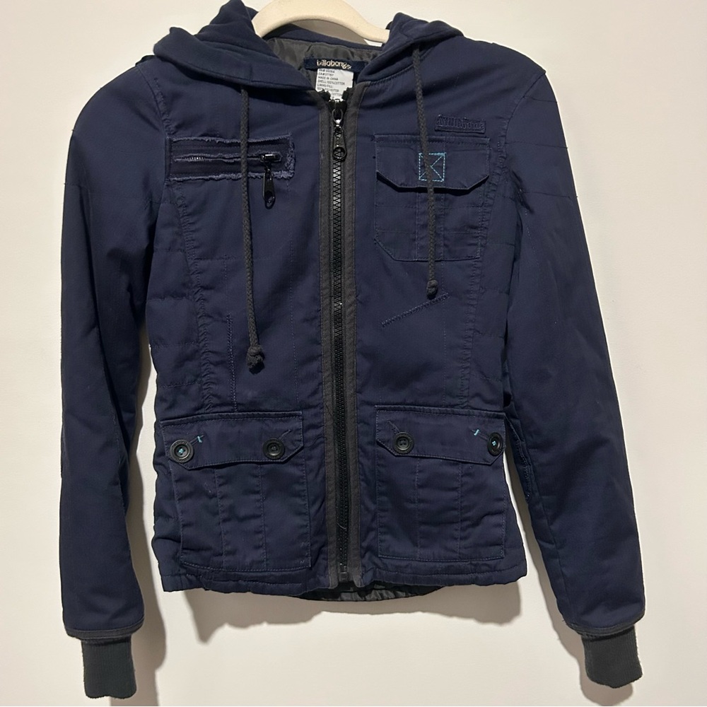 Billabong Dark Blue Hooded Jacket